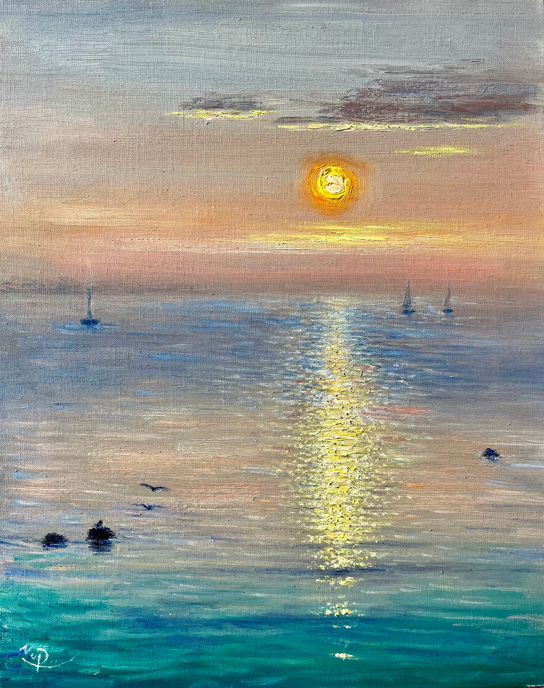 Baltic sea sunset.  2025