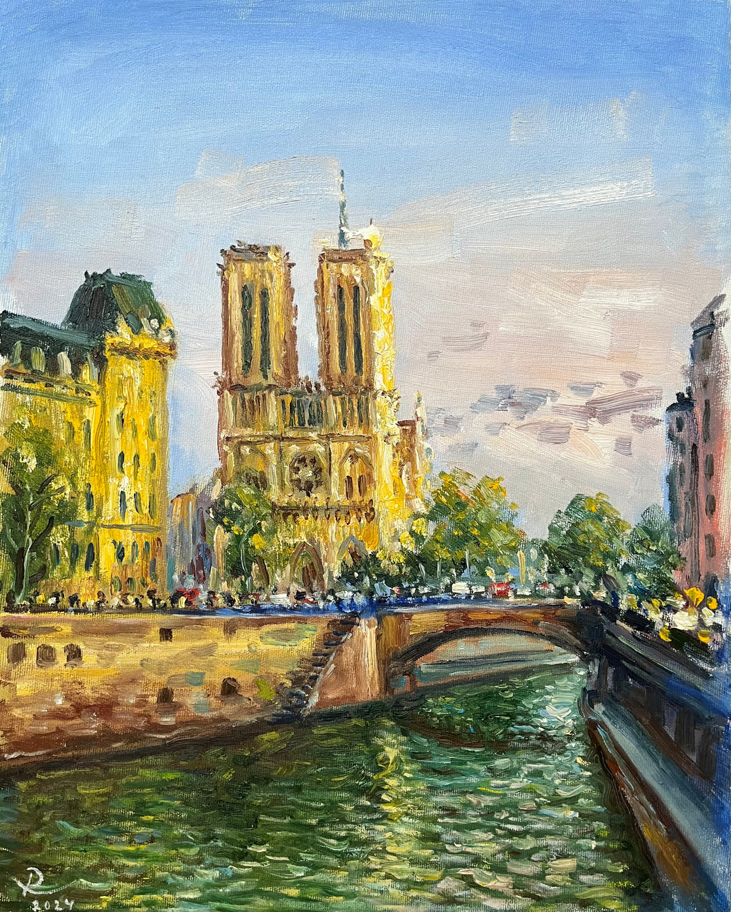 Notre-Dame Cathedral in Paris.2024